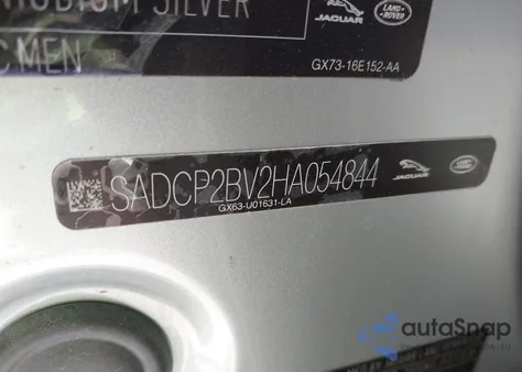 2017 Jaguar F-Pace First Edition z USA, uszkodzony, nr VIN SADCP2BV2HA054844